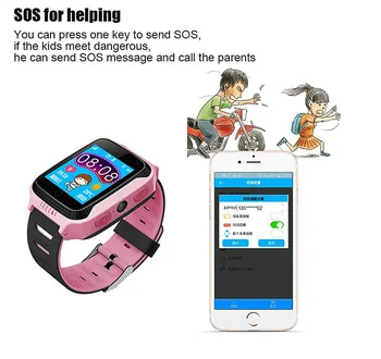 Pametne Ure za Otroke GPS ura S Kamero za Android iOS Telefon Smart Baby Watch Smartwatch Otrok Pametne Elektronike