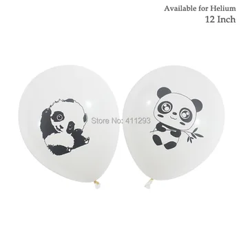 Panda baloni cartoon živali stranka baloni otroci okraski stranka črno bel stranka trebušaste fant risanka rojstni dan globos