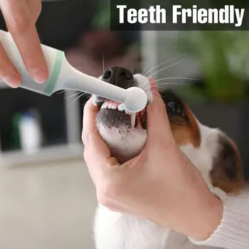 Pet zobna ščetka Pes, Mačka, Čistilni Material zobna ščetka Slab Zadah Tartar Zobe Očistite Orodje, Električno Krtačo za Psa Polnjenje prek kabla USB