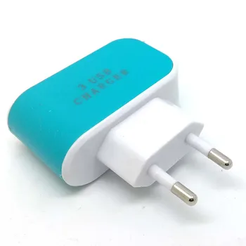 PINGSX 3 Vrata USB, Micro USB Polnilnika priključite na Adapter za polnilnik HUB EU NAS Plug Za Samsung Polnilnik Za iPhone in Vsi Pametni Telefon 5z5z
