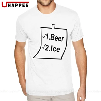 Pivo In Ice T-Shirt Mlad Fant Mestne Srajce za Moške Kratke Rokav Modne blagovne Znamke Uradni Oblačila