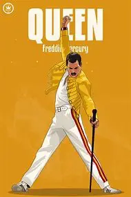Plakatov in Fotografij Queen Freddie Mercury Bohemian Rhapsody svile Plakat Decorati Barvanje Sten v slikah, Soba Doma Dekor 05