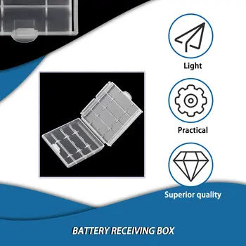 Plastične Baterije Shranjevanje Primera Za AA AAA 18650 Baterije Prenosnih Baterij Imetnik Polje Velike Zmogljivosti Suhi