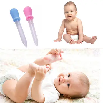 Plastični Baby Toddler Silikonski Hranjenje Medicine Tekoče Oko Uho Pipeto Kapalko