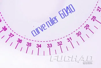 Plastični Krivulja Vladar Posebna Oblačila Vladar 6040-40 Uporabljajo Za Risanje Vzorca Oblačila