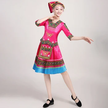Plesalka Kostum Kitajski Kostum Mongolsko Ples Maskiranje Kostumi Dres Etnične Mongolsko Ples Kostum Uspešnosti Oblačila