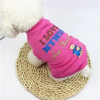 Poletje Pet Majica Majhen Pes, Mačka Modni Telovnik Kuža Dihanje Tiskanje Oblačila Majica Za Vaše Hišne Ljubljenčke Darilo