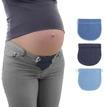 Porodniški Belly Band Nosečnosti Pas Extender Ženske, Nastavljive Elastične Hlače D08E