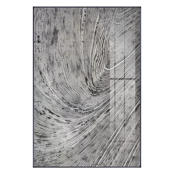 Povzetek Črno Beli Plakat za Tiskanje Umetnosti Minimalističen Doma Dekor Stenske slike Za dnevno sobo, spalnica Sivo Platno Slike