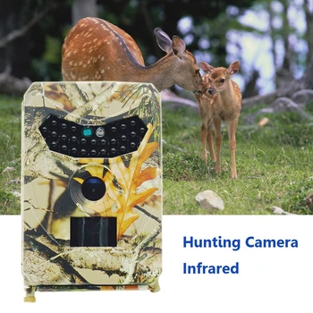 PR-100 Lovska Kamera 12MP Divje Živali Detektor Pot Kamera HD Nepremočljiva Spremljanje Infrardeče Toplote za Zaznavanje Night Vision