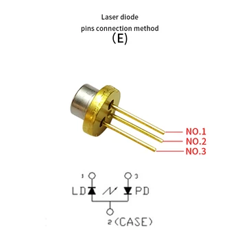 Pralni senzor laserski polprevodniških TO18/premer 5.6 mm 840nm 200mw infrardeči laser dioda IR laser modul deli rangefinder deli
