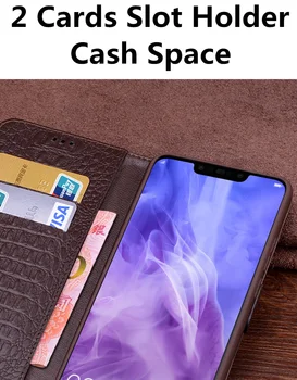 Pravega usnja magnetne sponke denarnico, telefon primeru reža za Asus Zenfone 5Z ZS620KL/Zenfone 5 2018 ZE620KL denarnico, telefon vrečko