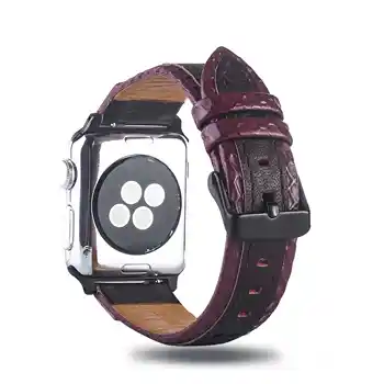 Pravega Usnja Watchband za Apple Watch Band Serije 5/3 Šport Zapestnica 42mm 38 mm Pas Za iwatch 6 4 SE Band