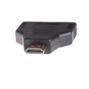 Prenosni 1080P HDMI Moški 2 Ženski 1 V 2 od Splitter Adapter Zaščitnik Visoke Hitrosti 1x2 HDMI Splitter Pretvornik