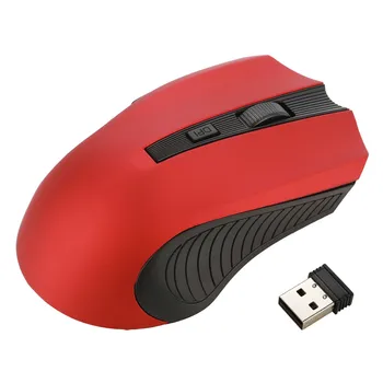 Prenosni 2,4 GHz Brezžična Optična Miška Z USB Sprejemnik Namenjen za Domačo Pisarno Igro Igranje Uporabo Plug in Play