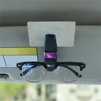 Prenosni Avto Očala Primerih Vozovnice Kartico Objemka Avto sončnega sončna Očala Imetnik ABS Očala Auto Dodatki