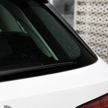 Pribor ABS Plastike Zadnji Bočni Nagib Strani Spojler Sijajni Črni Združljiv Z Audi A6 A7 Allroad 2012-2018 Leto