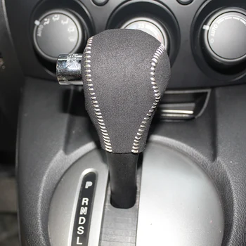 Primeru ppc Antilop Usnja prestavna ročica pokrov Za Mazda 2 NA avtomobilski pokrov na prestavna ročica Naravnega usnja prestavi držijo postopkov oživljanja pero