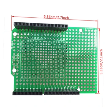 Prototip PCB za Arduino UNO R3 Ščit Odbor DIY, Combo 2 mm + 2.54 mm Igrišču