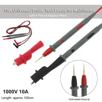 PT1005 10A Univerzalno Sonda Test Vodi za Multimeter z Aligator Klešče 1000v 10A Žice Pero Kabel za Digitalni Merilnik Iglo Nasvet