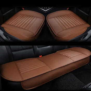 Pu usnja, usnjenih Avtomobilskih sedežnih prevlek, stran polno kritje avto styling sedežna blazina pad mat protector za Toyota Corolla Camry Rav4