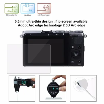 PULUZ LCD Stražar Film za FujifilmX-T10/T20 Fotoaparat 2.5 D 0,3 mm Ukrivljen Rob 9H Površinska Trdota Kaljeno Steklo LCD Screen Protector