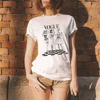 Rdeče Črke Natisni Ženske Tshirt Bombaž Priložnostne Smešno Hipster Majica Za Dama Dekle Top TeesDrop Ladja