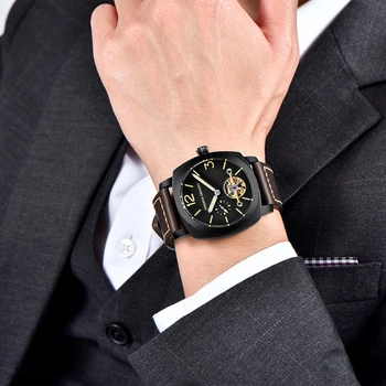 Reloj Hombre PAGANI DESIGN Samodejno Vojaške Straže Moških Luksuzne blagovne Znamke Nepremočljiva Moda Mehansko ročno uro Relogio Masculino
