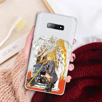 Rem in misa smrti opomba anime Telefon Primeru Pregleden Za Samsung Galaxy S 5 7 8 9 20 rob plus 10 e lite 2019