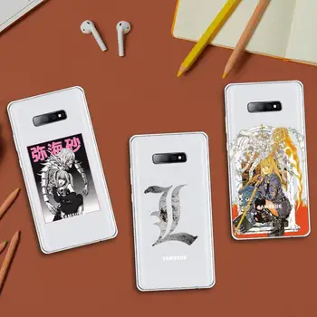Rem in misa smrti opomba anime Telefon Primeru Pregleden Za Samsung Galaxy S 5 7 8 9 20 rob plus 10 e lite 2019