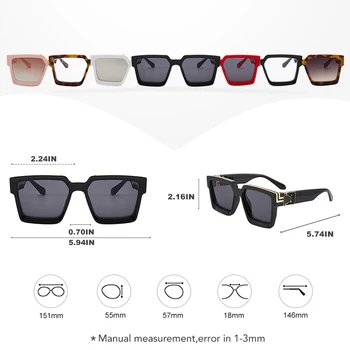 ROYAL GORL Moda Kvadratnih Prevelik sončna Očala Moški Letnik Luksuzne blagovne Znamke sončna Očala Ženski Retro Vožnjo Očala UV400 Ss584