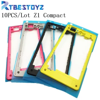 RTOYZ 10Pcs/Veliko Izvirno Novo Za Sony Xperia Z1 Kompakten Z1 Mini D5503 M51W Zamenjava Stanovanj Plastičnih Nazaj Sredini Okvirja
