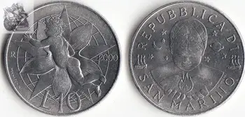 San Marino 10 Lir Kovanec V Evropi Novo Izvirno Unc Kovancev Spominska Izdaja Ob Resnično Redkih Eu Naključno Leto