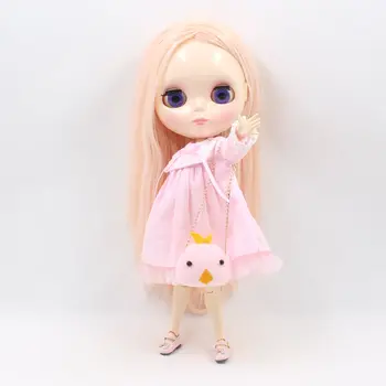 Sanjska Vila roza srčkan obleko piščanec vrečko čipke ljubko dekle za blyth lutka ledena in je primeren za 1/6 darilo igrača