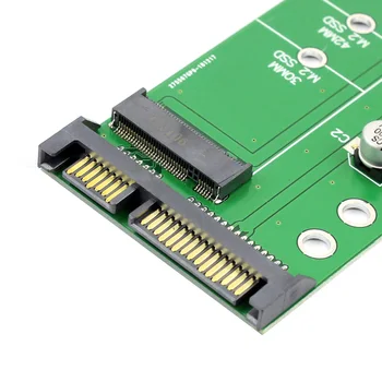 SATA 3.0 22 Pin SATA na M. 2 SSD Adapter M2 Razširitveno Kartico, B ključ/(B+M) tipka SATA Signal M. 2 za NGFF SSD 2242/2260/2280
