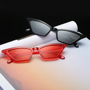 Seksi Mačka Oči, sončna Očala Žensk Majhne Vintage sončna Očala Luksuzni Ženske Očala blagovne Znamke Design Retro Sunglass Očala oculos