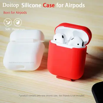 Silikonska Zaščitna Nepremočljiva Slušalke Primeru Za Apple AirPods Primeru Šok Dokaz Prenosni Kritje Primera Slušalke Pribor