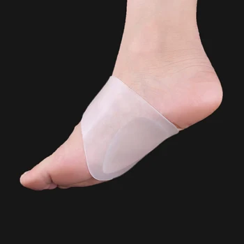 Silikonski gel ortopedski vložki ravno noge arch arch podporo popravek za nego stopal ortopedik tabanlik plantillas para los pite