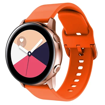 Silikonski šport gledam band Za Galaxy watch aktivna 2 40 44 smart watch trak Za Samsung Galaxy watch 42 46mm Zamenjava 20 22 MM