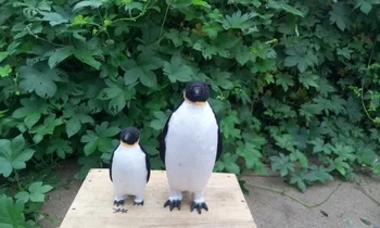 Simulacija pingvin model,polietilen&krzno, krzneni izdelki igrača prop.doma dekoracijo Božič darilo w4190