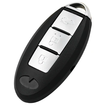Smart Remote tipka za Vstop brez ključa Tipko Lupini Primeru 3 Gumb Za Infiniti + Nerezane rezilo