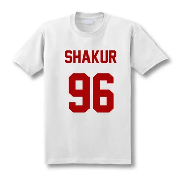 Smešno Nova Moda Shakur 96 Tupac 2PAC življenjski SLOG Majica s kratkimi rokavi moški po Meri Vzorec bombaž človek T-shirt priložnostne dobre kakovosti, Velikosti XS-XXL