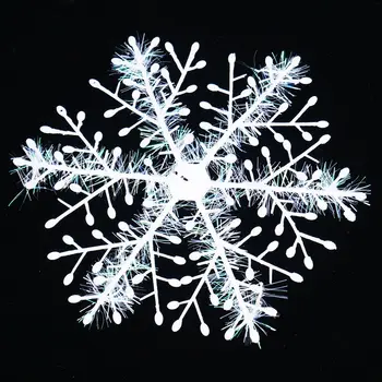 Snežinke 3D Božično Drevo Okraski Visi Stranka Festival Dekoracijo Doma Dekor Božični Okraski, Blago 6Pcs
