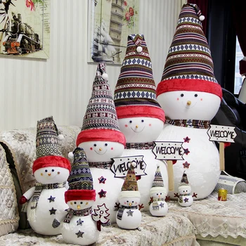 Snjegović Božič Doll Doll Doll Velikega Snežaka, Okraski, Okraski Božič Nastavitev Hotel Nakupovalni Center Rekviziti