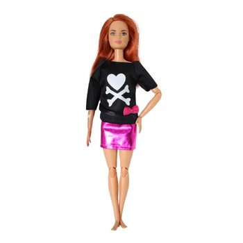 Sodobna Moda Obleko Set za Barbie 30 cm BJD FR SD Lutka Obleko Oblačila Lutke Roll Igrajo Dodatki
