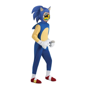 Sonic Otrok Kostume Risanka otrok Cosplay Igre Obleko Gor Rekviziti Fant Stopnji Uspešnosti Kostum Halloween Party Jumpsuit Oblačila