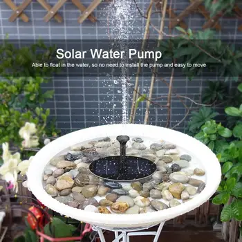 Sončna Energija Je Vodnjak Črpalka Za Vrt Solarna Črpalka Plavajoče Rastline Zalivanje Moč Miniaturne Solarne Vodnjak Bazen Waterpump