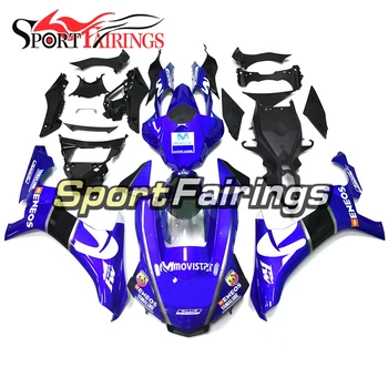 Sportbike Plošče za Yamaha YZF1000 2016 ABS Plastike Vbrizgavanje Zajema R1 Motocikel 15 16 Fairings Črno Modra Body Kit Trup
