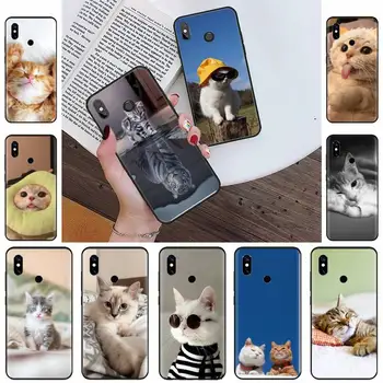 Srčkan živali mačka kawaii Stranka Primeru Telefon Za Xiaomi Redmi opomba 4 4X 8T 9 9 10 K20 K30 cc9 9t max pro lite