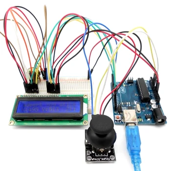 Starter učni Komplet za Arduino UNO R3 LCD1602 Servo obdelavo, ki vsebuje več kot 50 vrst različnih elektronskih komponent